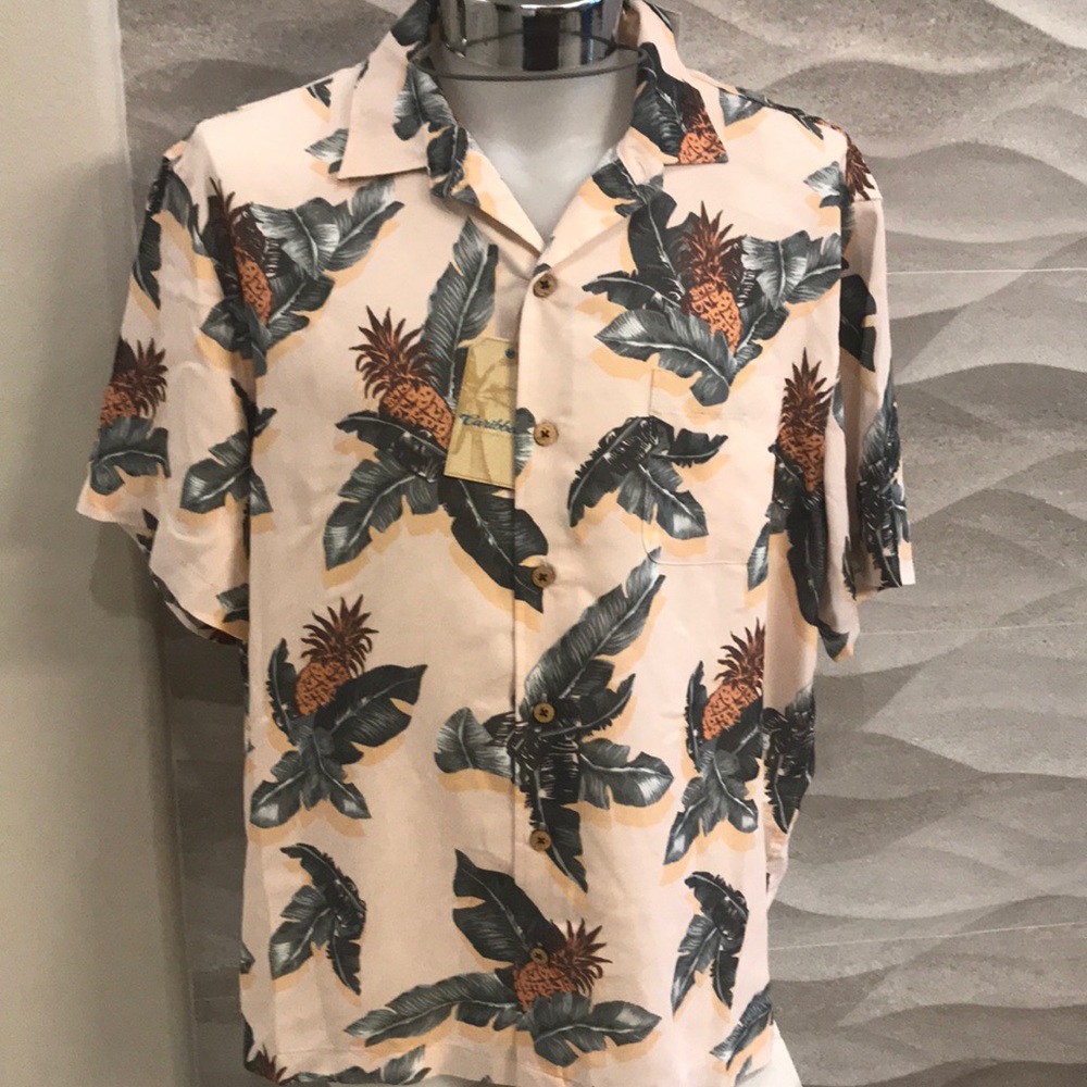 Caribbean button shirt xl short sleeve